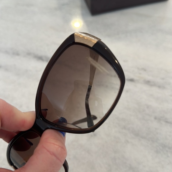 Oliver people’s brown and gold sunglasses - Picture 2 of 6